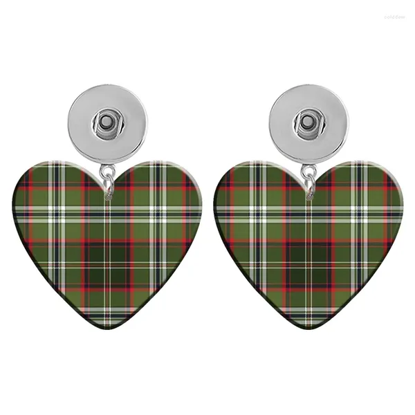 Dangle Küpeler Aşk Mom Ayçiçeği Mutlu Paskalya 12mm 18mm Snap Düğmesi Kalp Akrilik Kulak Sapı DIY Takı R2160