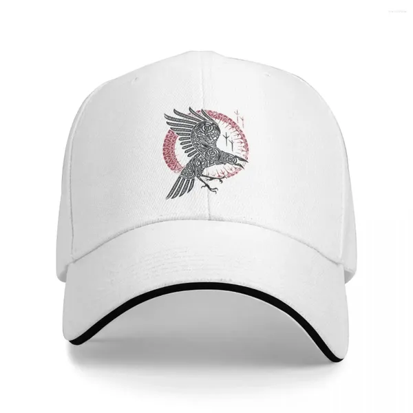 Berets Viking Legend Ragnar's Raven Baseball Caps Mode Sandwich Cap Für Männer Frauen Verstellbare Papa Hut Outdoor