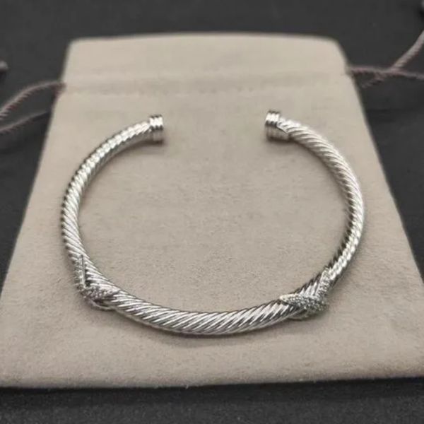 Luxus-Modedesigner, klassisches Armband für Herren und Damen, Schmuck, Perlen, Diamanten, Dekoration, exquisiter, einfacher Partyschmuck, offener Armreif, Geburtstagsgeschenk, heißer Verkauf