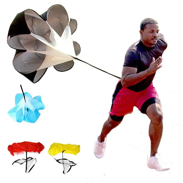 Laufrutsche, 142 cm, Widerstand, einstellbare Geschwindigkeit, Fallschirm, Agility-Trainingsschirm, Fußballseil, Laufrutsche, Fußball, Basketball, Bodybuilding, 231207