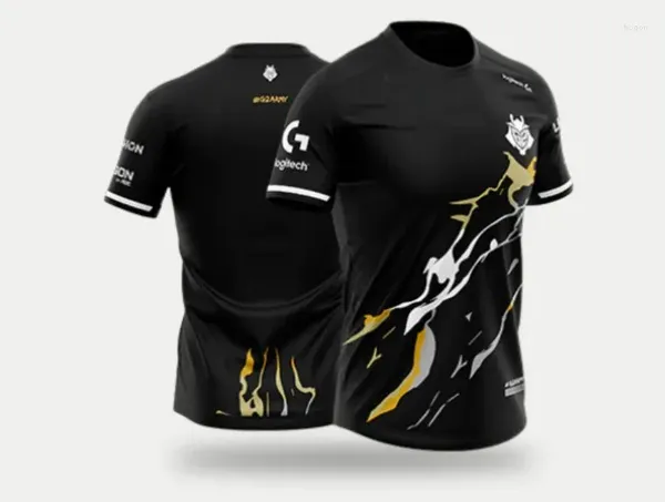 Magliette da uomo Uniformi delle finali mondiali G2 2023 Ultimi team Esports Magliette personalizzate Abbigliamento di alta qualità Sostenitore