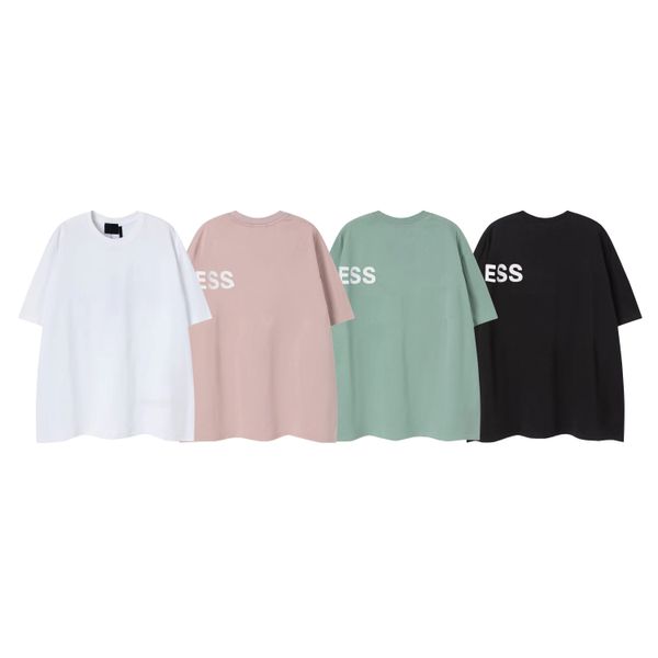 T-shirt masculina designer moda jovem algodão mercerizado manga curta 2023 verão personalizado slim-fit todo confortável camiseta coreana mu02