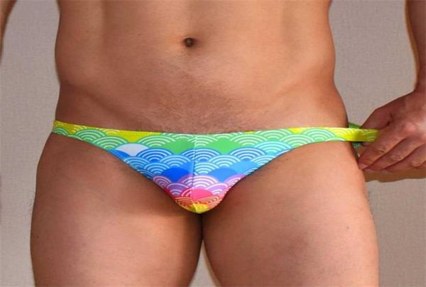 Sexy Mens Biquíni Swimwear Cintura Baixa Cuecas de Natação Troncos Para Jovens Meninos Maiô Praia Calções de Banho Zwembroek Homem Desmiit 221478310