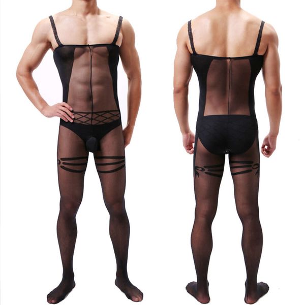 Hot Selling Mannen Body Sexy Bodystockings Voor Man Gift Mannelijke Nachtkleding Sissy Mode Man Bodysuit Sex Lenceria Hombre