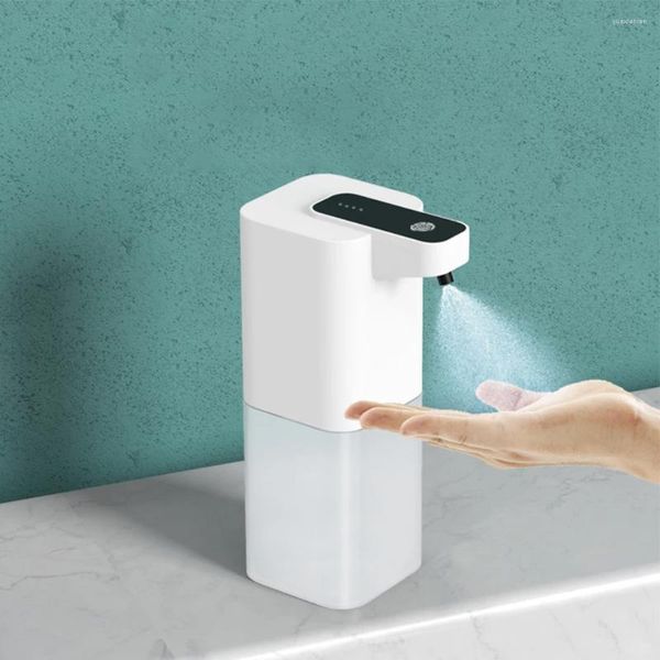 Dispenser di sapone liquido 400ml Lavatrice automatica con schiuma di alcol per bagno Cucina El Home Spray ricaricabile USB