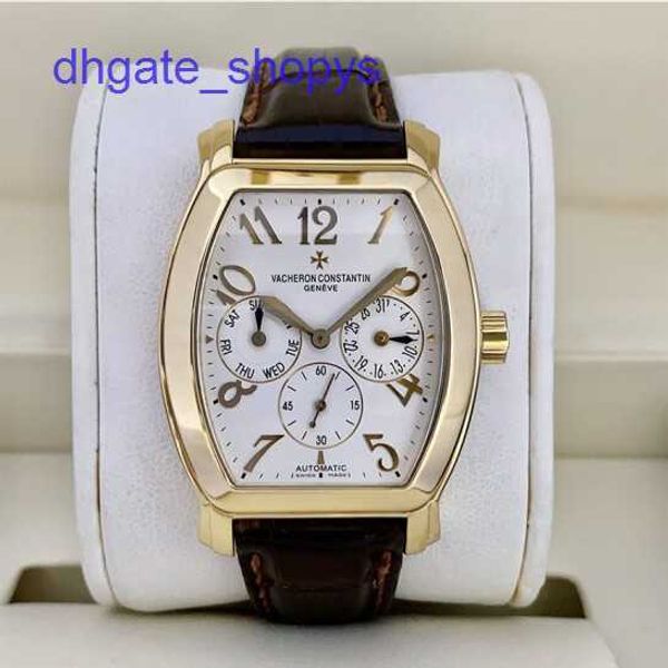 Tasarımcı VC Saat Vachero Constantin Watches Malta Serisi Erkekler 42008/000J-9061 Otomatik Makine 18k Şarap Kovası İsviçre İş Gündelik Elbise Erkekler Saat