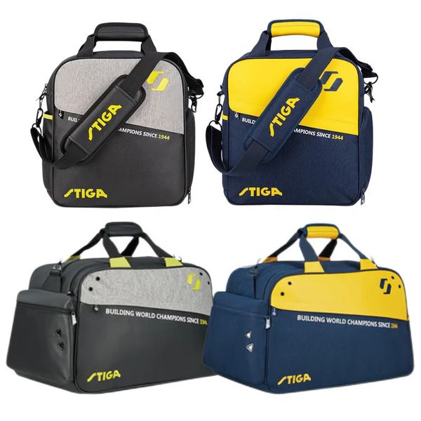 Tischtennis-Sets Stiga Tischtennistasche Sportzubehör Tischtennis Multifunktionale Trainertaschen Sportrucksack Koffer CP-92531 231207