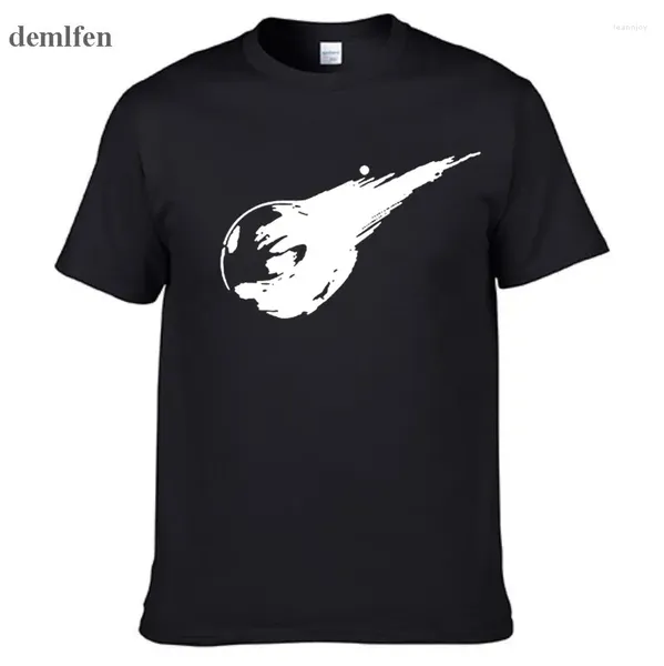 T-shirt da uomo Gioco casual da uomo Final Fantasy VII Remake Logo T-shirt con o-collo in cotone a maniche corte T-shirt Top