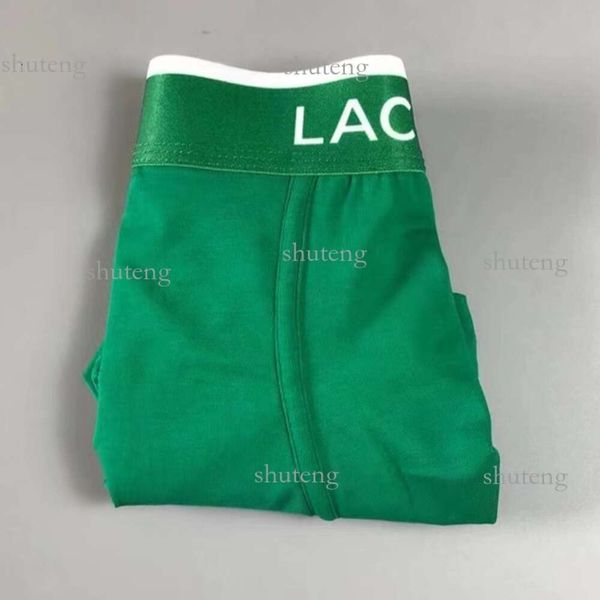 Boxers masculinos Shorts Verdes Calcinhas Cuecas Boxer Cuecas de Algodão Moda 7 Cores Cuecas Enviadas Aleatoriamente Múltiplas Escolhas Atacado Enviar 757 3