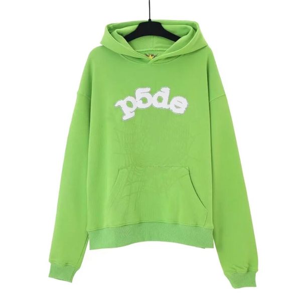 Hoodie Yeşil Örümcek Kapşonlu Young Thug SP5DER HOODIE TRACHSUIT 5555555 Erkek Kadın Hoodie Web Ceket Sweatshirt Örümcek 555 Örümcek Kapüşonlu Pantolon