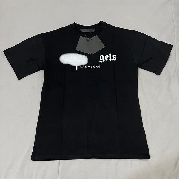 Дизайнерская футболка с брендом хлопчатобумажной аэрозоль