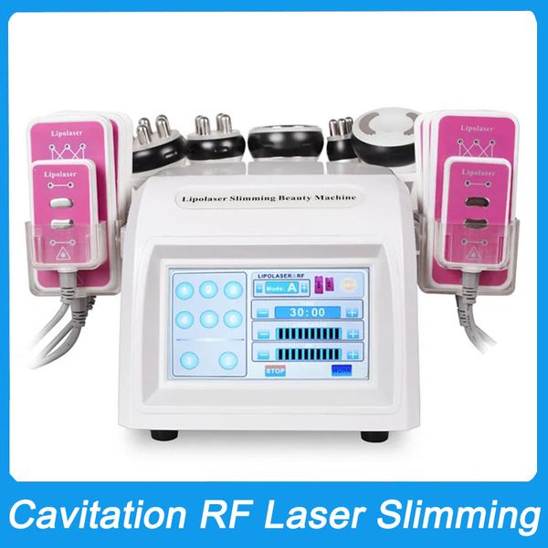 Strumento di sollevamento RF 40K cavitazione corpo ad ultrasuoni dimagrante macchina laser lipo radiofrequenza multipolare antirughe ringiovanimento del viso rassodare la pelle modellare il corpo