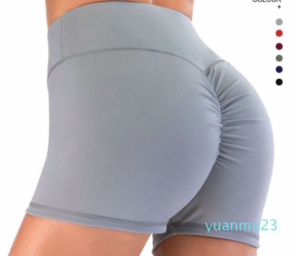 Lu Lemon Align Pantaloncini Senza Cuciture per Donna Pantaloncini da Allenamento Push Up Booty Fitness Yoga Sport Corti Abbigliamento da Palestra Pantaloncini Anca
