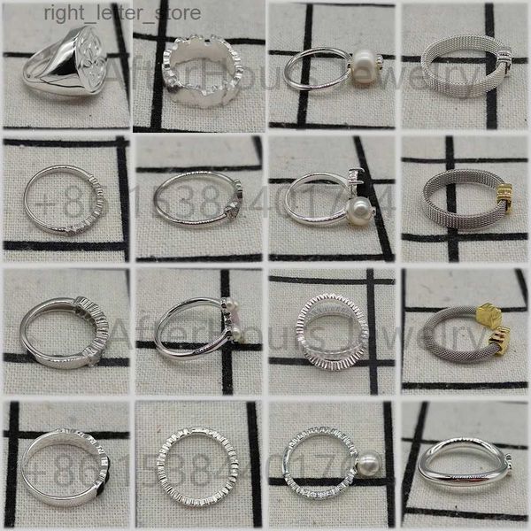 Anel solitário 2022 novos anillos de plata 925 de ley mujer anéis de pérola de prata para mulher plata de ley 925 urso fino joias fofas entrega gratuita yq231207