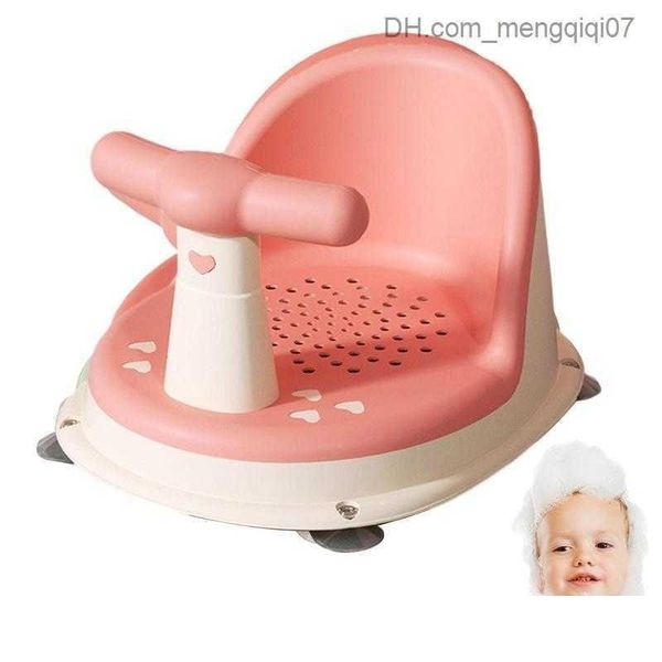 Banheiras Banheiras Assentos Cadeira de Chuveiro de Bebê Portátil Seguro Não Deslizamento Recém-nascido com Encosto e Ventosa Cuidados Banheira Assento Brinquedo Drop Delivery Dhwd2