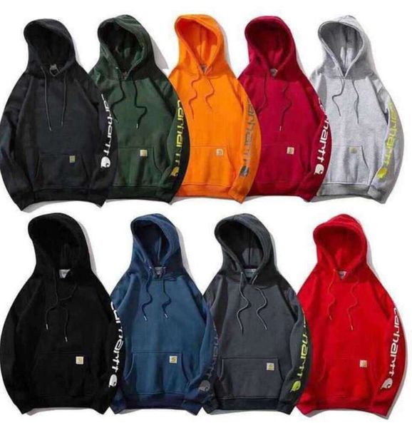 Carhart designer hoodie homens moletom tecnologia velo com capuz camisola com capuz mulheres pulôver jaqueta solta hoodies respirável designess novo estilo