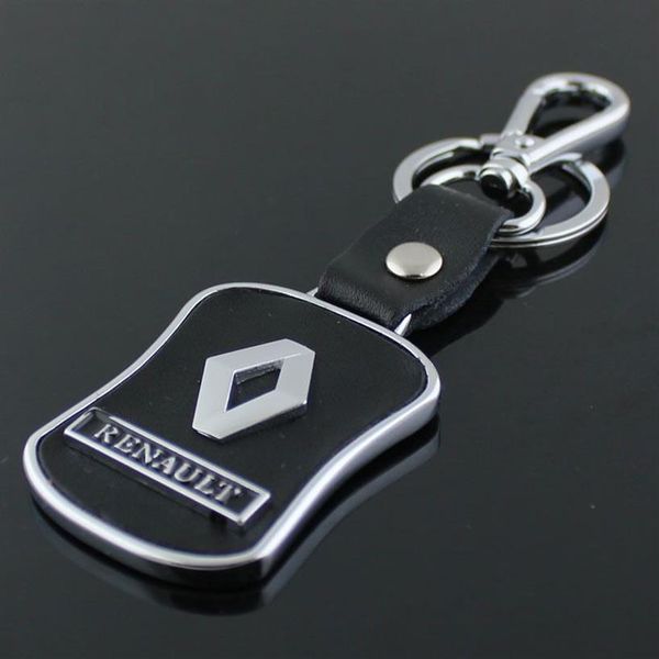 5 Stück / Menge Neuer Renault-Auto-Logo-Schlüsselanhänger Metall-Schlüsselanhänger 3D-Werbeschmuckstück Autozubehör Schlüsselanhänger328h