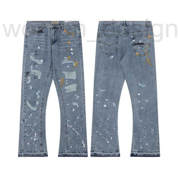 Jeans da uomo firmati di lusso Alta edizione Ga Dept high street net rosso stesso stile pantaloni lavaggio ad acqua per uomo e donna jeans moda D315