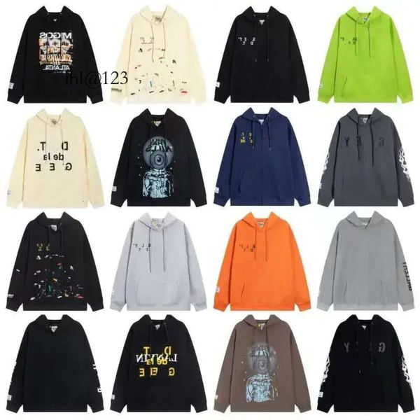 Herren Hoodies Sweatshirts Same Galleryes Dept T Hoodie Rapper Herren Designer Letter Flame Print High Street Damen Langarm B Großhandel 2 Stück 10 % Rabatt