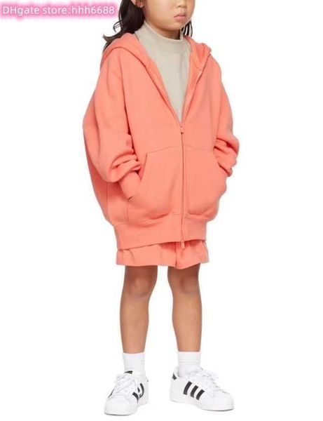 Dngw 2024 Mens e Mulheres Hoodies Designer de Moda Essentialhoodies Fears Original Childrens Roupas Zippered Sweaters Pequeno Mediumsized Plush Jacke