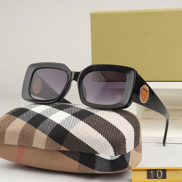 Óculos de sol de designer resistentes a UV Óculos de alfabeto Tendência Moda óculos de sol opcionais multicoloridos para moldar o rosto