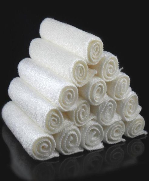 16x18cm 12pcs beyaz renk yüksek verimli anti -yağlı bambu fiber el yıkama yemek temizleme bezi ve silme bez bulaşık qd63272762