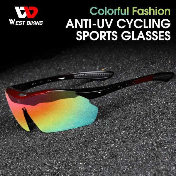 Açık Gözlük Batı Bisikleti Erkekler Serin Güneş Gözlüğü UV400 Bisiklet Gözlükleri MTB Yol Bisikleti Balıkçılık İçin Renkli Açık Spor Ultra Hafif Gözlük YQ231208