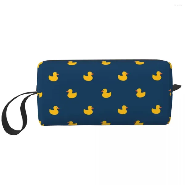 Sacos cosméticos Pato Padrão Maquiagem Animal Higiene Bolsa Tendência Bolsa de Viagem para Armazenamento de Bolsa