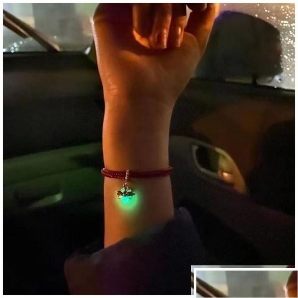 Legierung Glow Firefly Perlen Anhänger Armband Halskette Diy Zubehör Drop Lieferung Schmuck Lose Perlen Dhilw Otsdi