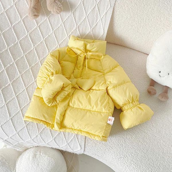 Daunenmantel Koreanische Kinder Luxus Winter Damenjacke Warme schöne Outdoor-Kleidung für Kinder Mädchen von 2 bis 7 Jahren