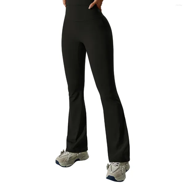 Pantaloni attivi Donna Yoga Zampa d'elefante Stretto Scrunch BuLifting Danza Collant a vita alta Sport Palestra Corsa Sport S-XL