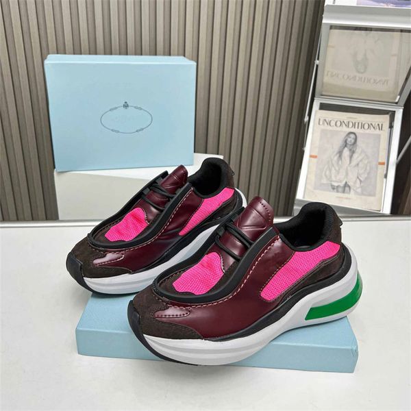 Mocassino in pelle lucida color cioccolato Sneakers Mocassini opachi Scarpe da ginnastica Cloudbust Mocassini classici opachi in vernice Designer Uomo Donna Scarpe G8Lb #