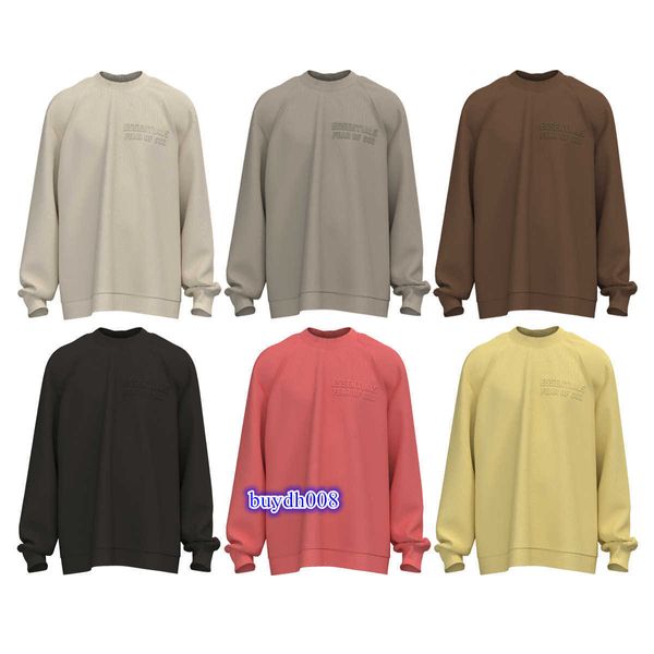 2023 Felpe con cappuccio da uomo e da donna Stilista Essentialhoodies Tute 23 Stagione autunno / inverno 8 Maglione girocollo a pizzico Sport Casual Unisex