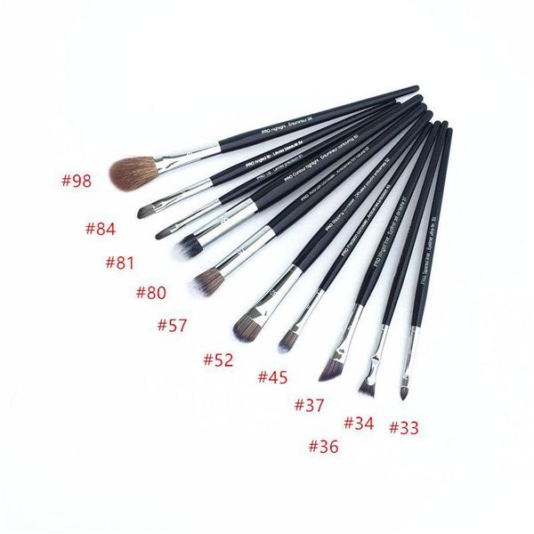 Pincéis de maquiagem Pro Eye Tightline/Cônico/Winged Liner 32/33/37 Precisão/Pontilhado/Aerógrafo Corretivo 45/52/57 Anlged/Lip 81/84 Beau Dhlxs