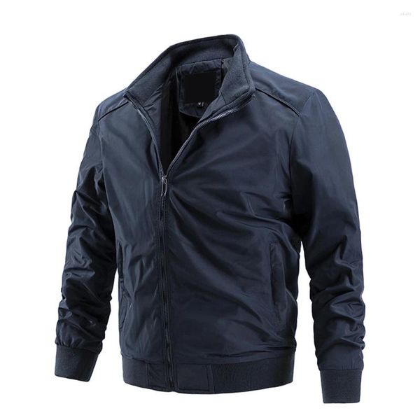 Herrenjacken KOODAO Frühling und Herbst für Herren Freizeitmantel Leichter Outdoor-Revers Polyester Schwarz/Blau/Grün