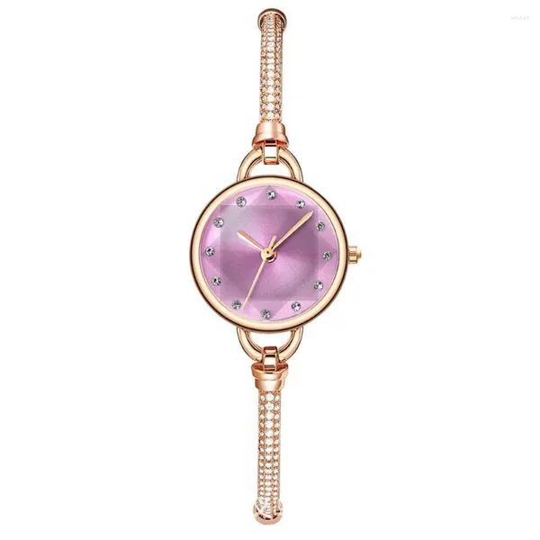 Relógios de pulso de luxo pulseira mulheres relógios pulseiras diamante relógio moda quartzo mulher cordão elegante senhoras