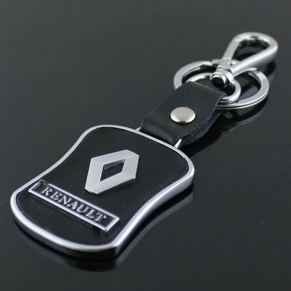 5 Stück / Menge Neuer Renault-Auto-Logo-Schlüsselanhänger Metall-Schlüsselanhänger 3D-Werbeschmuckstück Autozubehör keyrings212b
