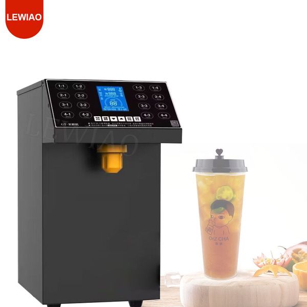 Riempitrice quantitativa di fruttosio Negozio di tè al latte con bolle Dispenser elettrico automatico per sciroppo di zucchero Quantificatore di levulosio