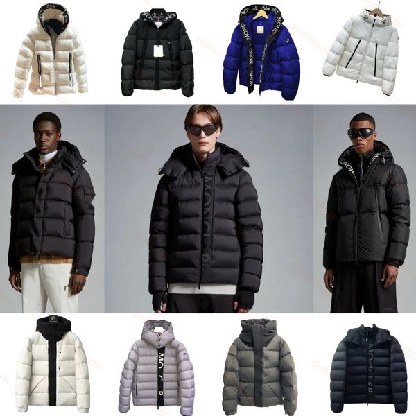 Tasarımcı Mens Puffer Ceket Kadınları Şık Sıcak Ceket Kış Ceket Lüks Marka Rozeti Dekorasyon Kapşonlu Rüzgar Geçirmez Kalınlaştırılmış Sıcak Giysiler Günlük Açık Dış Serisi