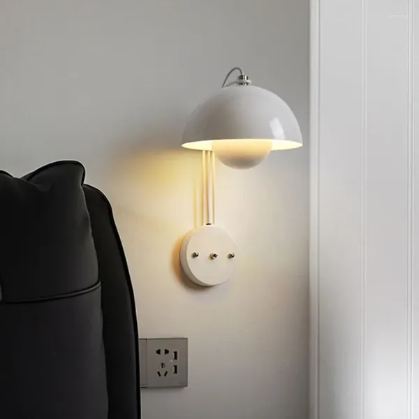 Wandleuchte, nordische LED-Knospe, minimalistische mehrfarbige Eisenleuchte für Arbeitszimmer, Wohnzimmer, Schlafzimmer, Nachttisch, Heimdekoration, Leuchten