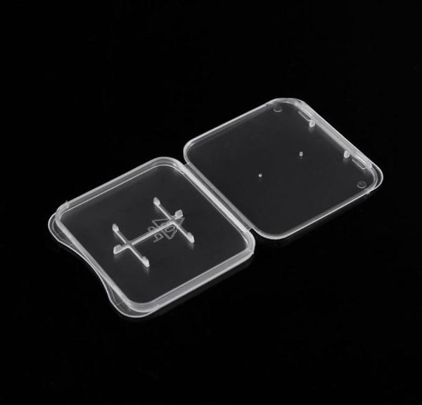 Custodia per scheda di memoria standard 2 in 1 Custodia per scheda Micro SD Custodia per scheda TF Scatole di plastica trasparenti7928610