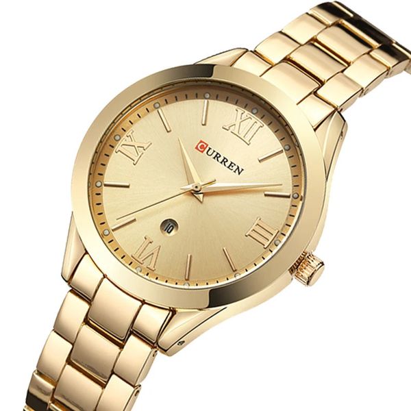 Andere Uhren CURREN Uhr Frauen Top Marke Quarz Weibliche Armband Edelstahl Handgelenk Für Damen Reloj Mujer Geschenk Rose Gold 231207