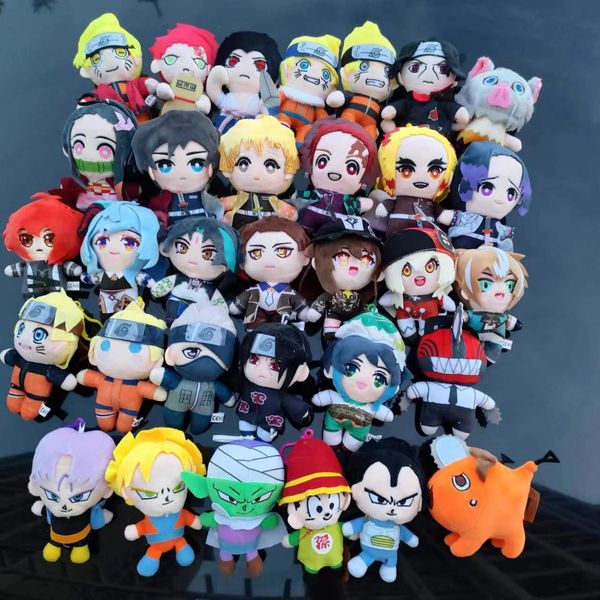 Toptan Japon Karikatür Keychain Peluş Bebek Anime Bebek Kolye Grab Machine Bebek