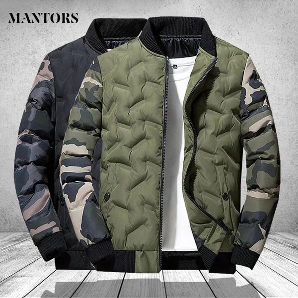 Männer Jacken Herren Winter und Mäntel Oberbekleidung Kleidung Camouflage Bomber Jacke Windjacke Dicke Warme Männliche Parkas Militär 231208