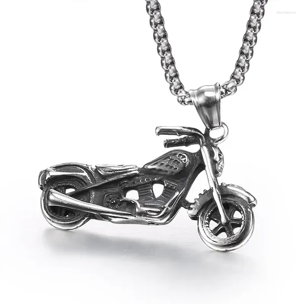 Catene 2023 Collana con ciondolo design motociclistico punk per uomo regalo per ragazzo accessori per gioielli hip-hop gotici moda
