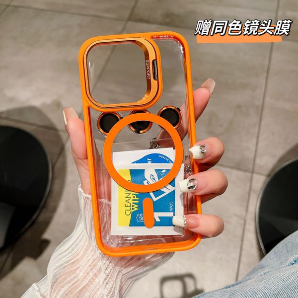 Lente magnética anel de metal suporte caixa de telefone para iphone 13 11 12 14 15 pro max com lente vidro filme proteção transparente híbrido capa preço de fábrica