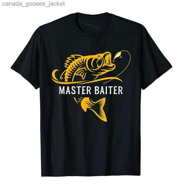 Herren T-Shirts Master Baiter Lustiges Angel-T-Shirt Funky Street Top T-Shirts Baumwolle Herren Tops Shirt Klassische Weihnachtskleidung L231208