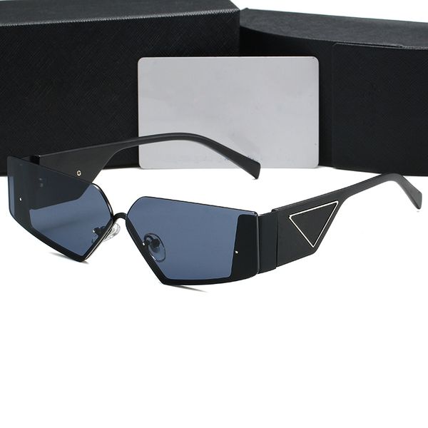 Luxuriöse Designer-Sonnenbrille für Herren und Damen, verspiegelt, rahmenlos, Pilotensonnenbrille, klassische Vintage-Brille, Anti-UV-Fahrradfahren, modische Sonnenbrille mit gratis Etui