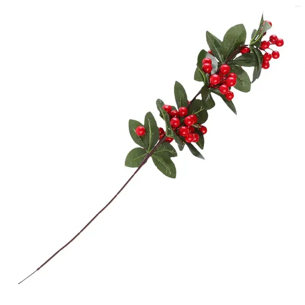 Dekoratif Çiçekler Yapay Berry Swears Tatil Ev Ofis Dekorasyonu için Noel Toplama Şubeleri