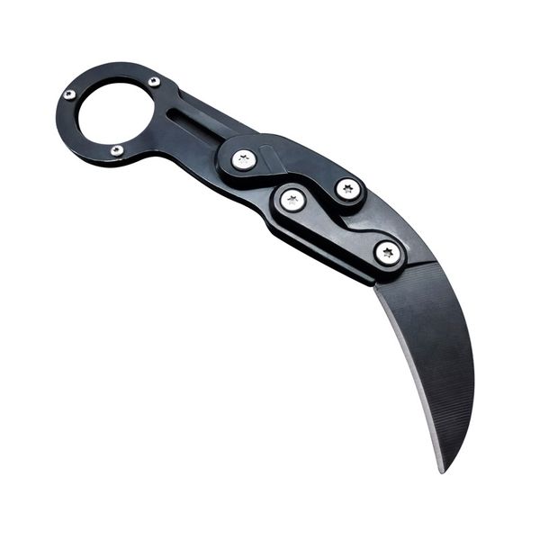 Prodotti genuini di alta qualità Karambits sopravvivenza all'aperto Coltello tattico da artiglio Coltello a lama aperta Coltello tattico da combattimento portatile Coltello autodifesa